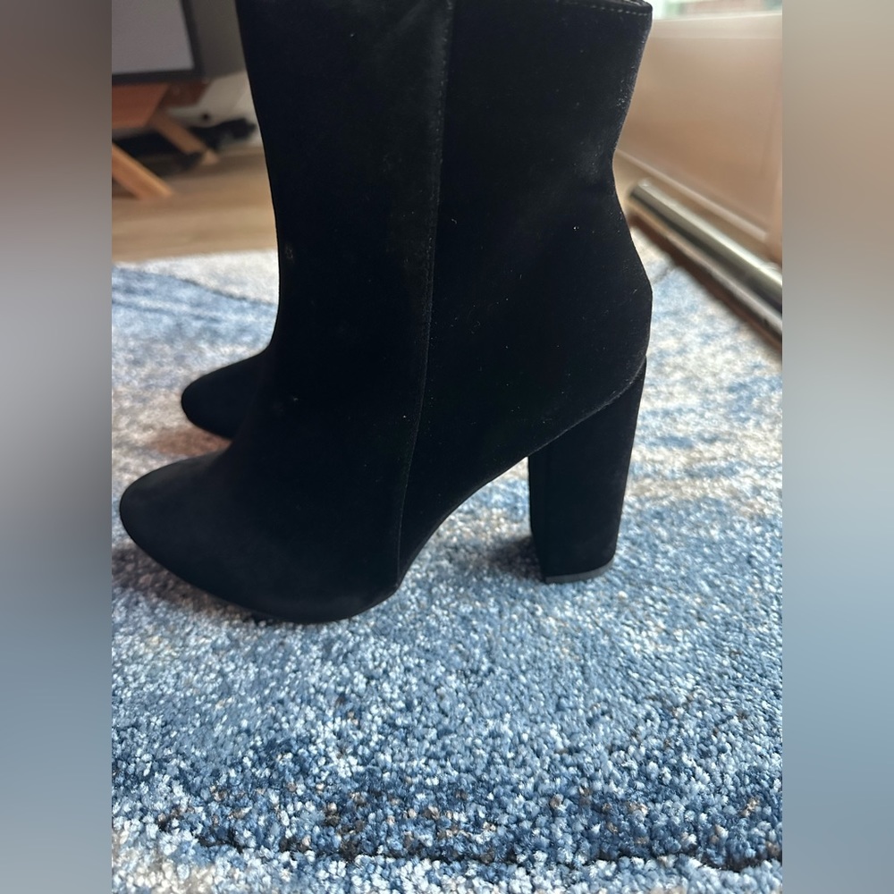 Wide Fit Behati Block Heeled Ankle Boot